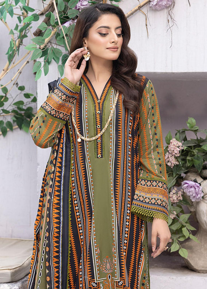 Monsoon By Al Zohaib Printed Lawn Suits Unstitched 3 Piece AZ23ML 05 - Summer Collection