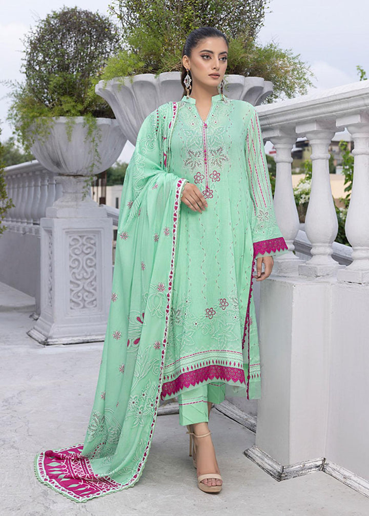 Monsoon By Al Zohaib Printed Lawn Suits Unstitched 3 Piece AZ23ML 07 - Summer Collection