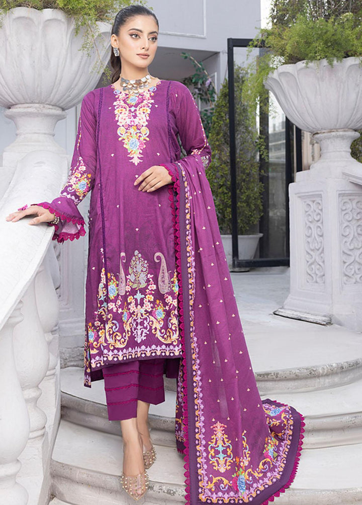 Monsoon By Al Zohaib Printed Lawn Suits Unstitched 3 Piece AZ23ML 08 - Summer Collection