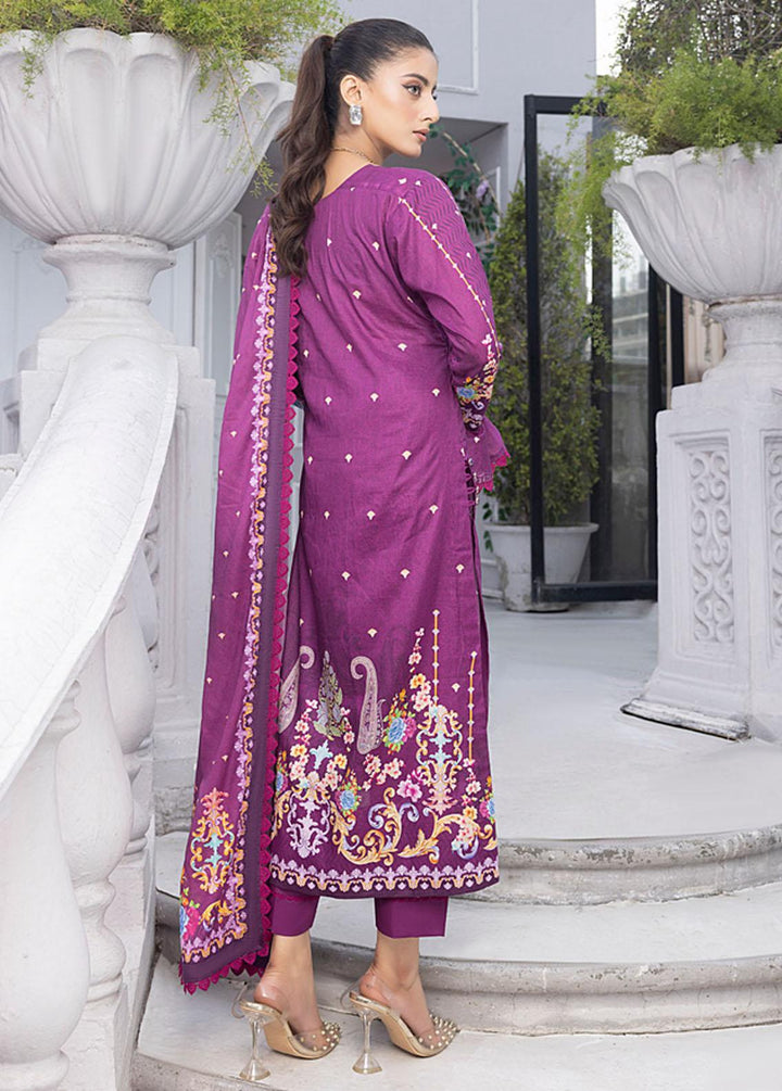 Monsoon By Al Zohaib Printed Lawn Suits Unstitched 3 Piece AZ23ML 08 - Summer Collection