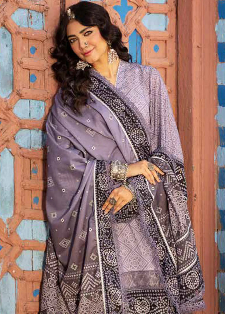 Monsoon Chunri By Al Zohaib Printed Lawn Suit Unstitched 3 Piece AZ24M D-02 - Summer Collection