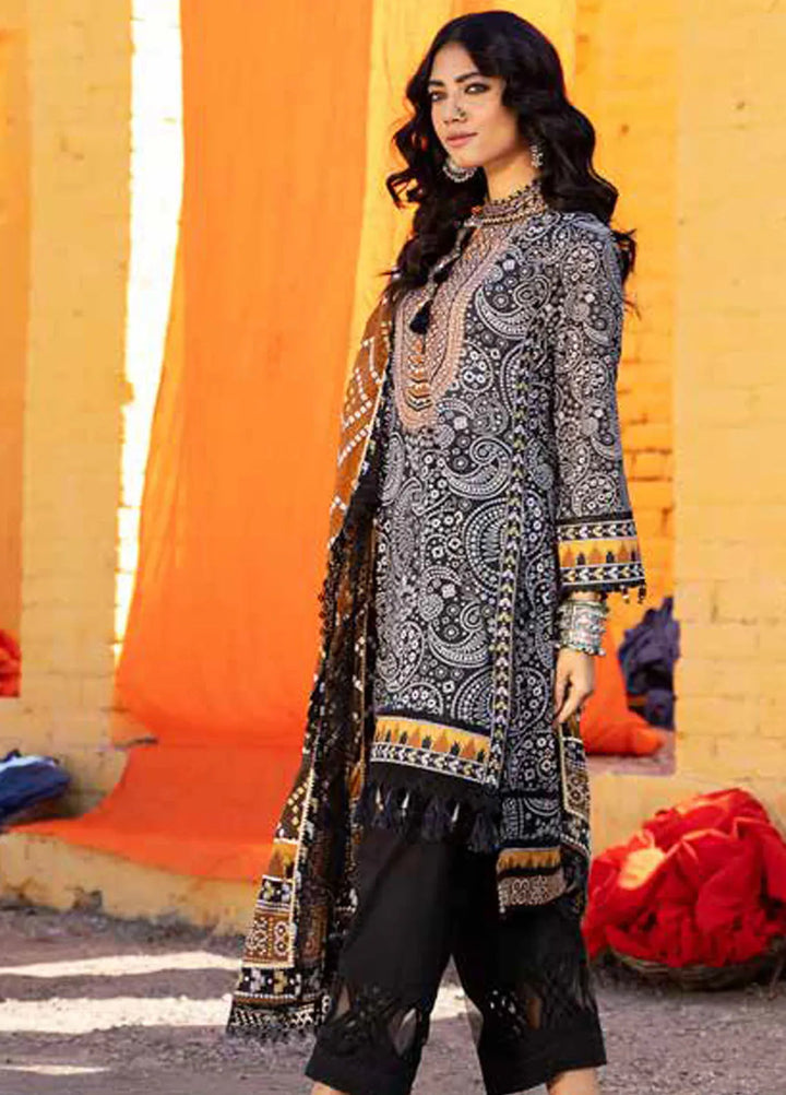 Monsoon Chunri By Al Zohaib Printed Lawn Suit Unstitched 3 Piece AZ24M D-03 - Summer Collection