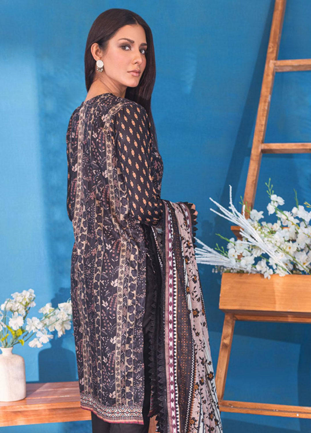 Monsoon Mother Lawn By Al Zohaib Printed Lawn Suits Unstitched 3 Piece AZ23MM 01 - Summer Collection