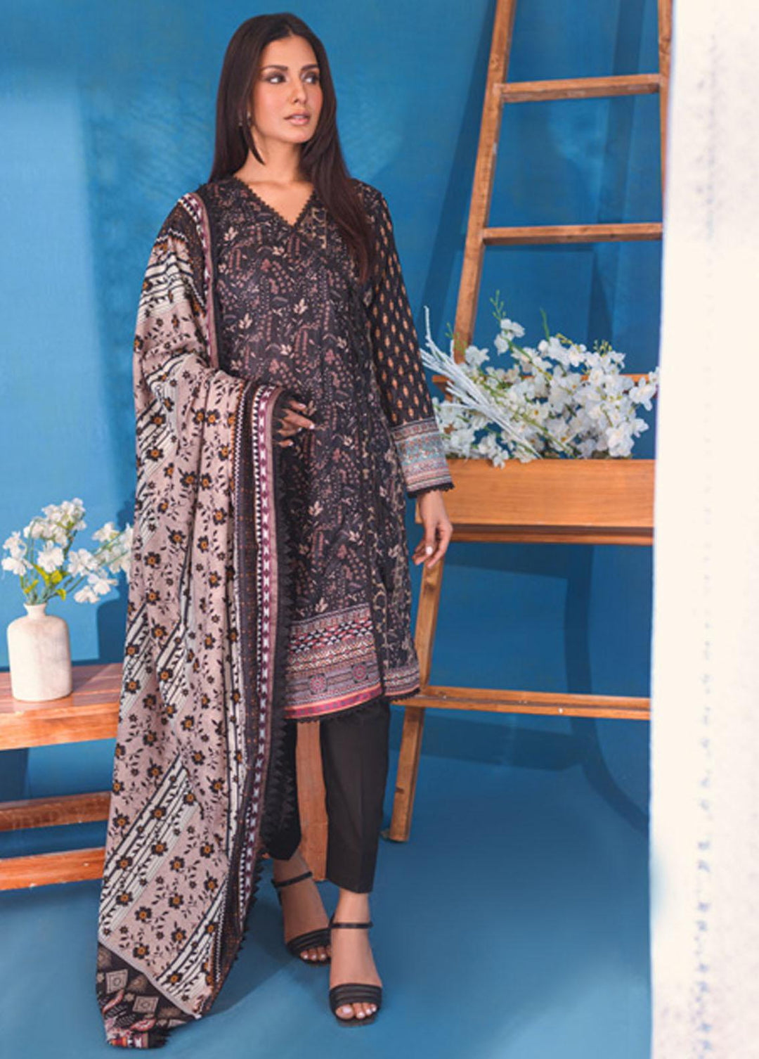 Monsoon Mother Lawn By Al Zohaib Printed Lawn Suits Unstitched 3 Piece AZ23MM 01 - Summer Collection