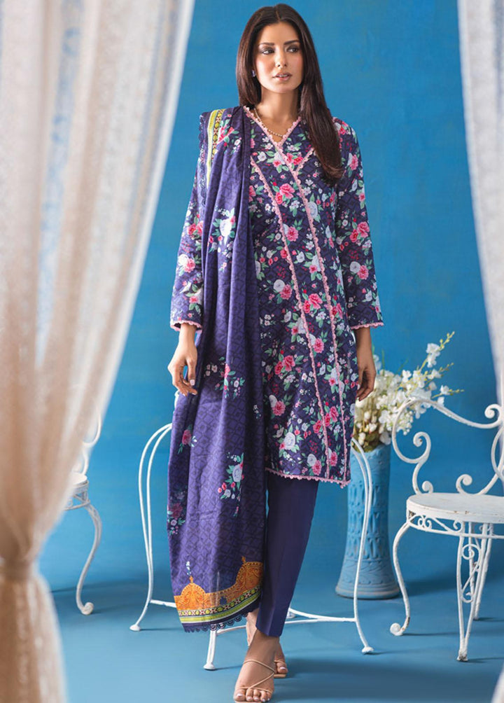 Monsoon Mother Lawn By Al Zohaib Printed Lawn Suits Unstitched 3 Piece AZ23MM 03 - Summer Collection