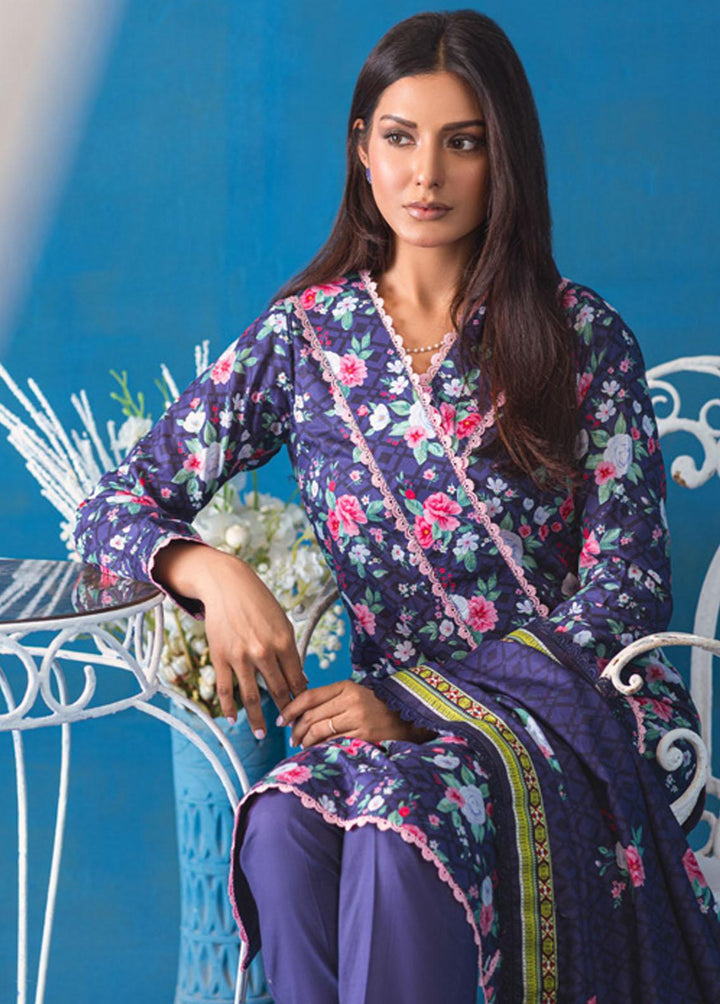 Monsoon Mother Lawn By Al Zohaib Printed Lawn Suits Unstitched 3 Piece AZ23MM 03 - Summer Collection