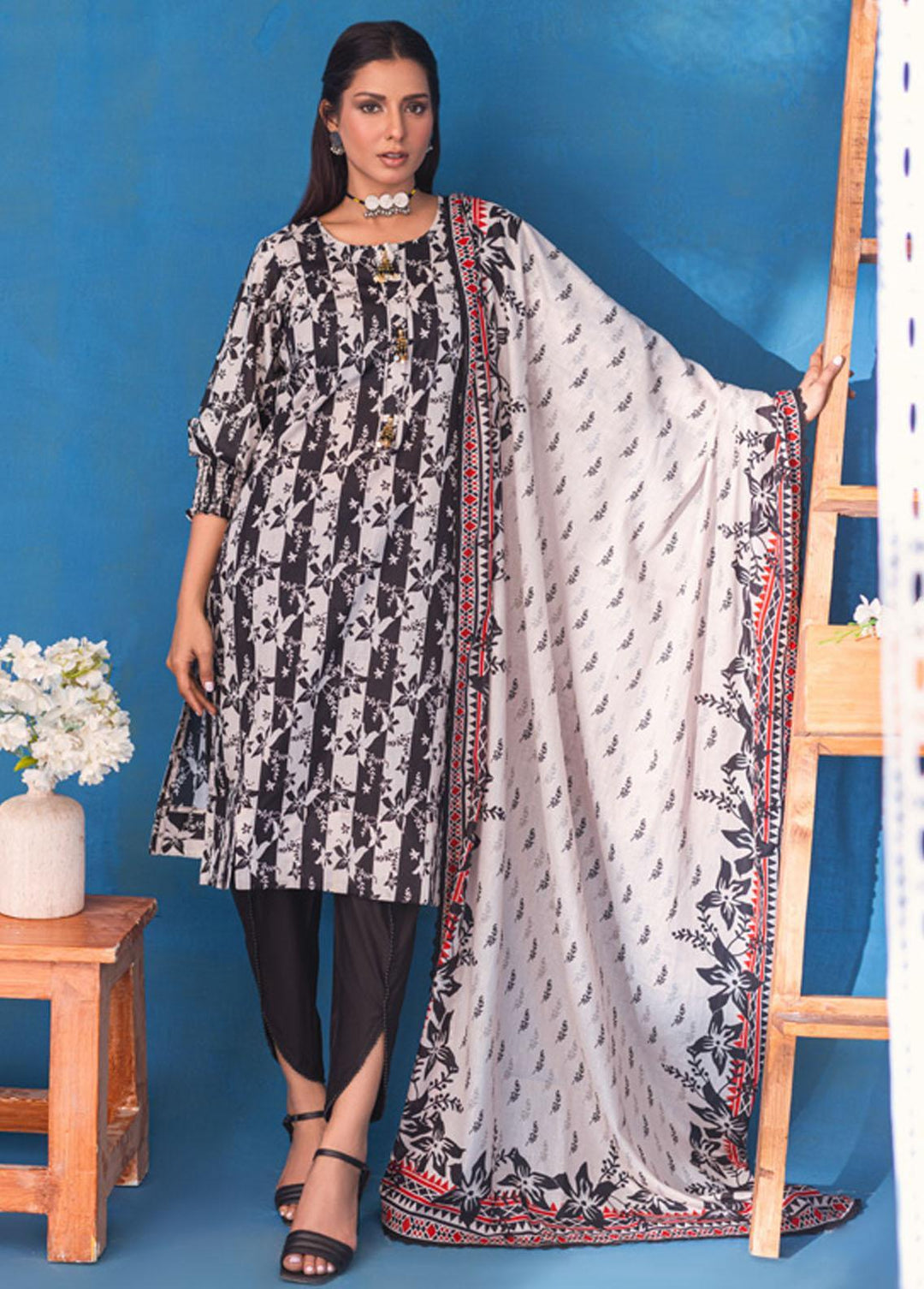 Monsoon Mother Lawn By Al Zohaib Printed Lawn Suits Unstitched 3 Piece AZ23MM 04 - Summer Collection