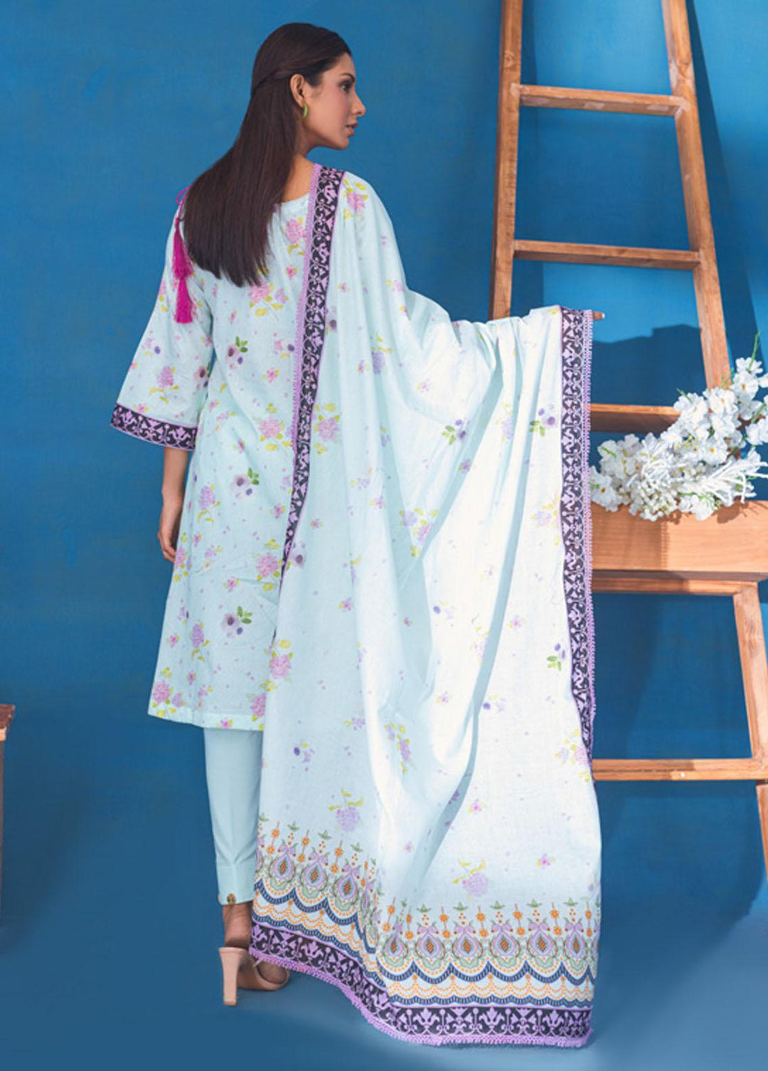 Monsoon Mother Lawn By Al Zohaib Printed Lawn Suits Unstitched 3 Piece AZ23MM 07 - Summer Collection