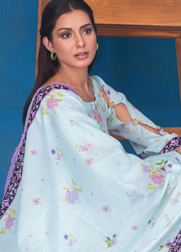 Monsoon Mother Lawn By Al Zohaib Printed Lawn Suits Unstitched 3 Piece AZ23MM 07 - Summer Collection