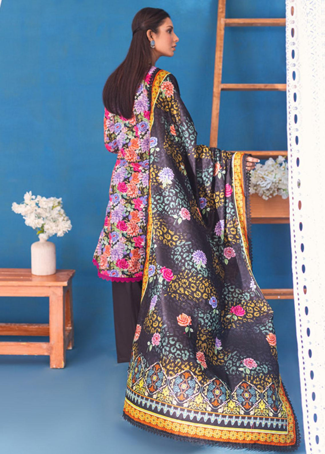 Monsoon Mother Lawn By Al Zohaib Printed Lawn Suits Unstitched 3 Piece AZ23MM 08 - Summer Collection