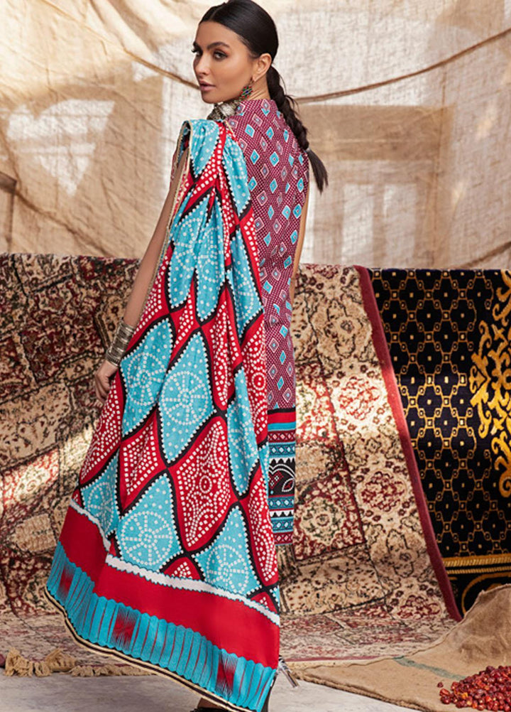 Monsoon by Al Zohaib Printed Lawn Suits Unstitched 3 Piece AZ22CH 01-A - Summer Collection