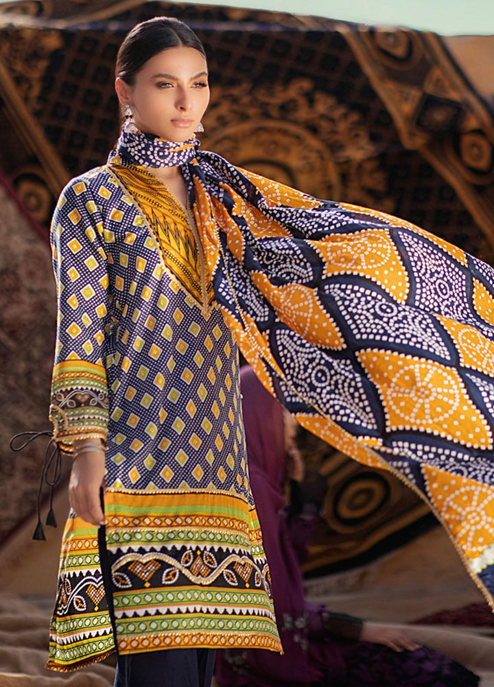 Monsoon by Al Zohaib Printed Lawn Suits Unstitched 3 Piece AZ22CH 01-C - Summer Collection