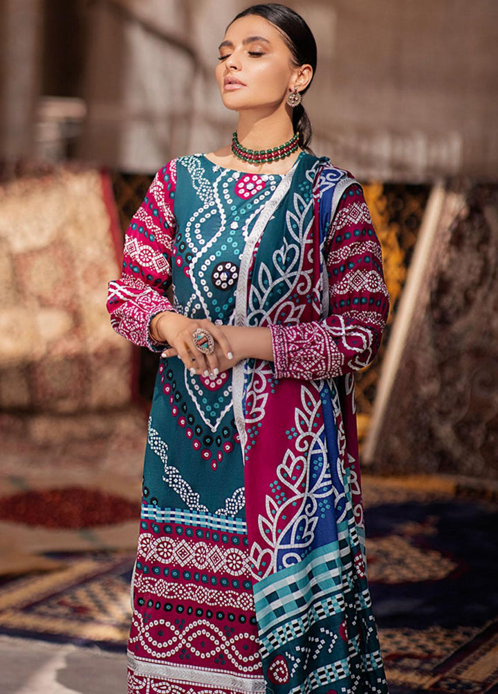 Monsoon by Al Zohaib Printed Lawn Suits Unstitched 3 Piece AZ22CH 02-A - Summer Collection