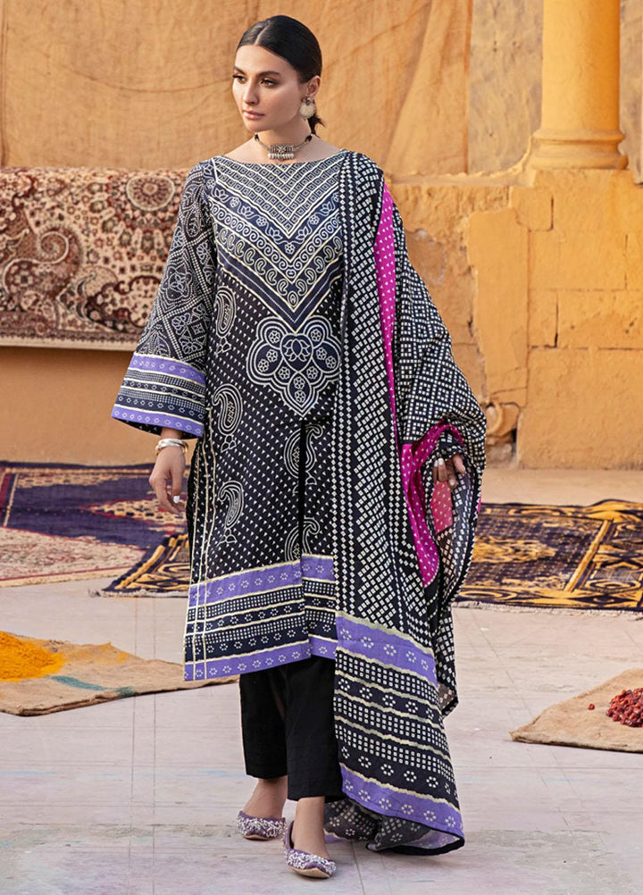 Monsoon by Al Zohaib Printed Lawn Suits Unstitched 3 Piece AZ22CH 03-A - Summer Collection