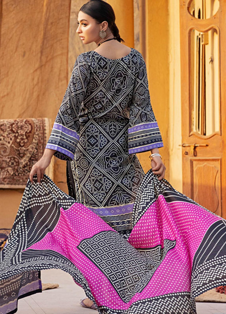 Monsoon by Al Zohaib Printed Lawn Suits Unstitched 3 Piece AZ22CH 03-A - Summer Collection