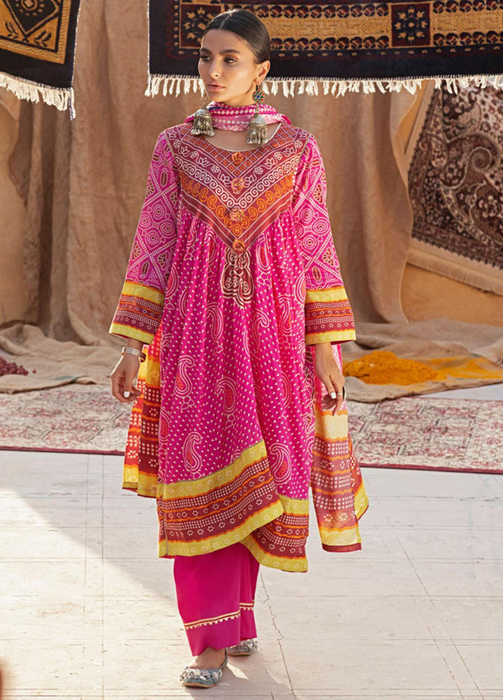 Monsoon by Al Zohaib Printed Lawn Suits Unstitched 3 Piece AZ22CH 03-B - Summer Collection