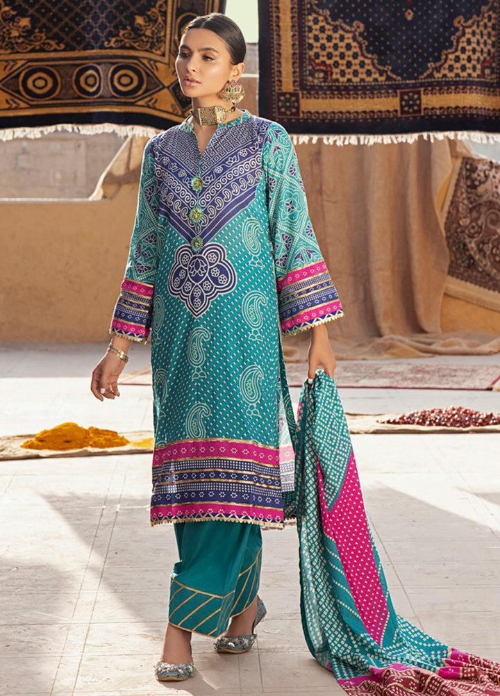 Monsoon by Al Zohaib Printed Lawn Suits Unstitched 3 Piece AZ22CH 03-C - Summer Collection