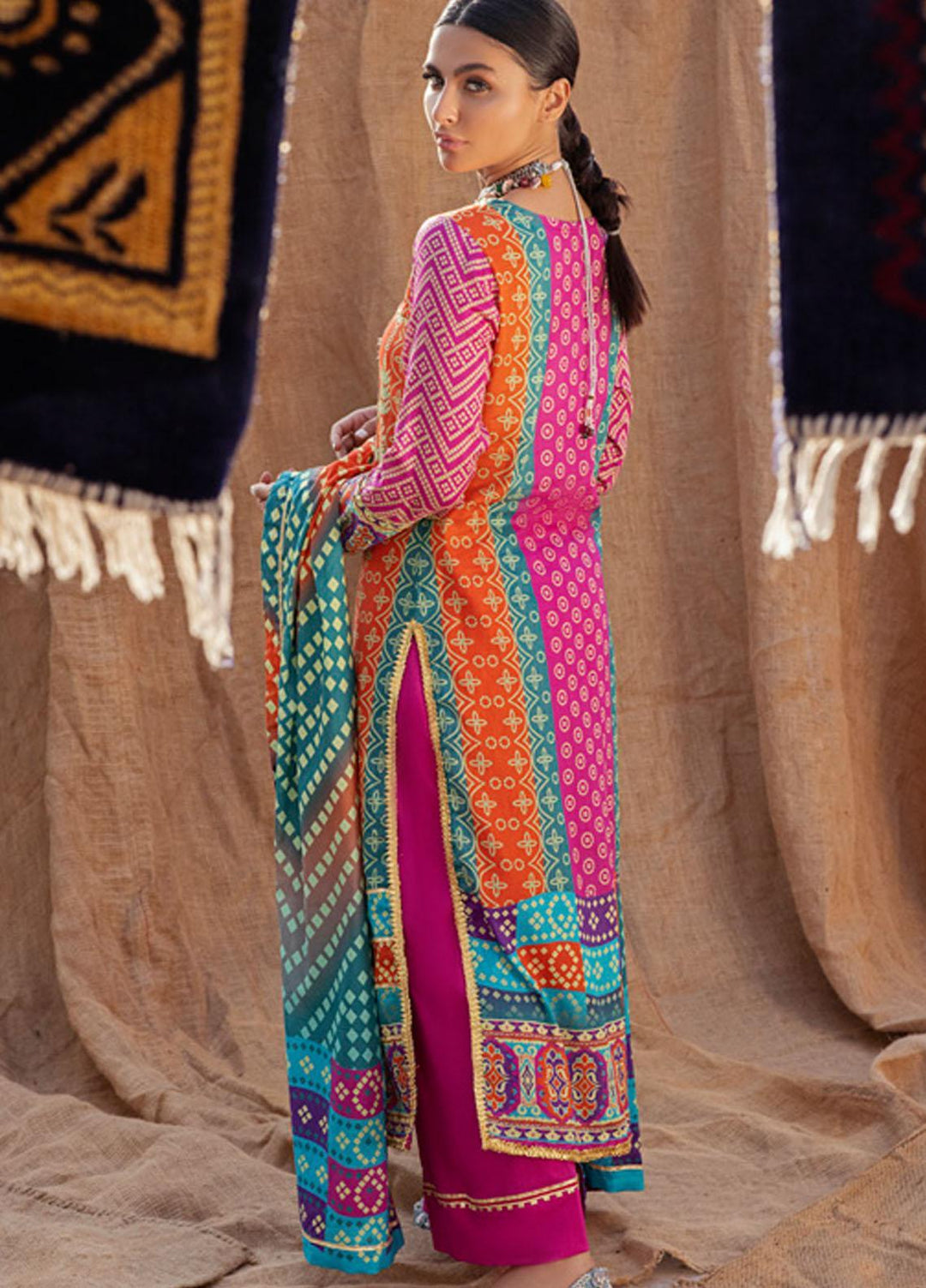 Monsoon by Al Zohaib Printed Lawn Suits Unstitched 3 Piece AZ22CH 04-A - Summer Collection