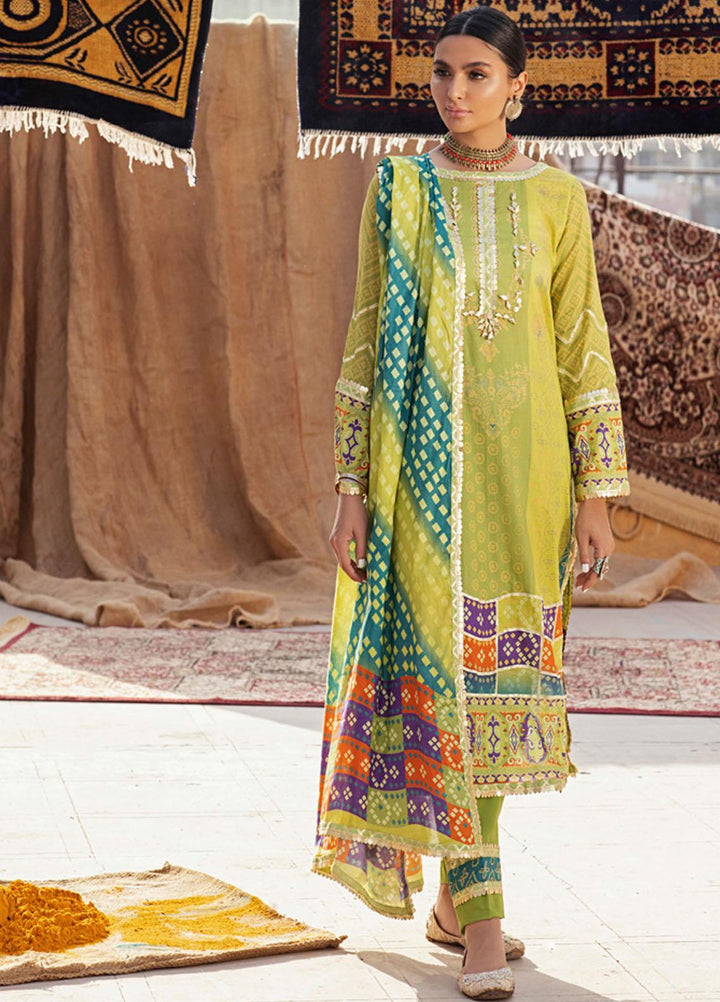 Monsoon by Al Zohaib Printed Lawn Suits Unstitched 3 Piece AZ22CH 04-C - Summer Collection
