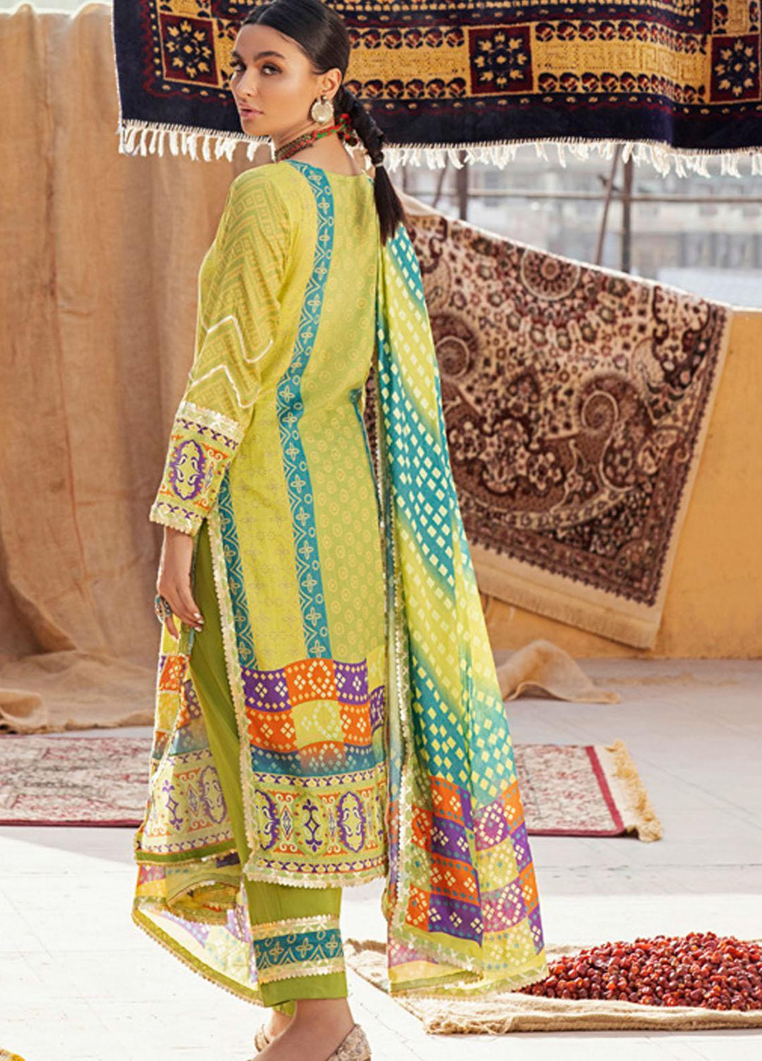 Monsoon by Al Zohaib Printed Lawn Suits Unstitched 3 Piece AZ22CH 04-C - Summer Collection