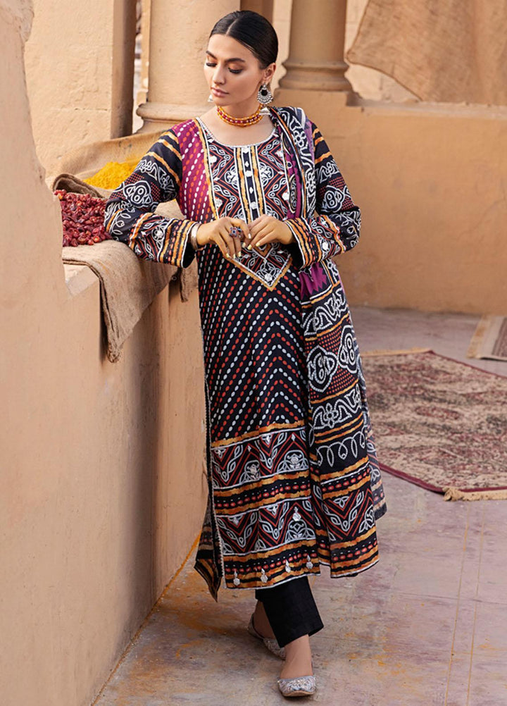 Monsoon by Al Zohaib Printed Lawn Suits Unstitched 3 Piece AZ22CH 05-A - Summer Collection