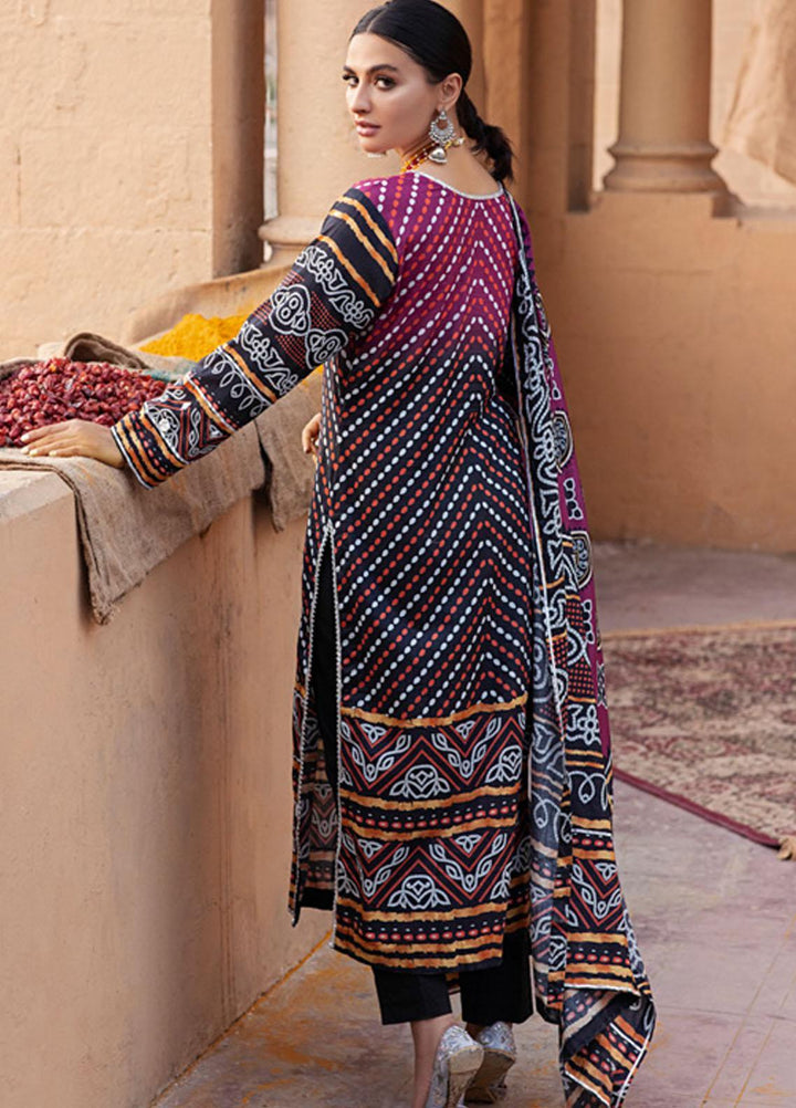 Monsoon by Al Zohaib Printed Lawn Suits Unstitched 3 Piece AZ22CH 05-A - Summer Collection