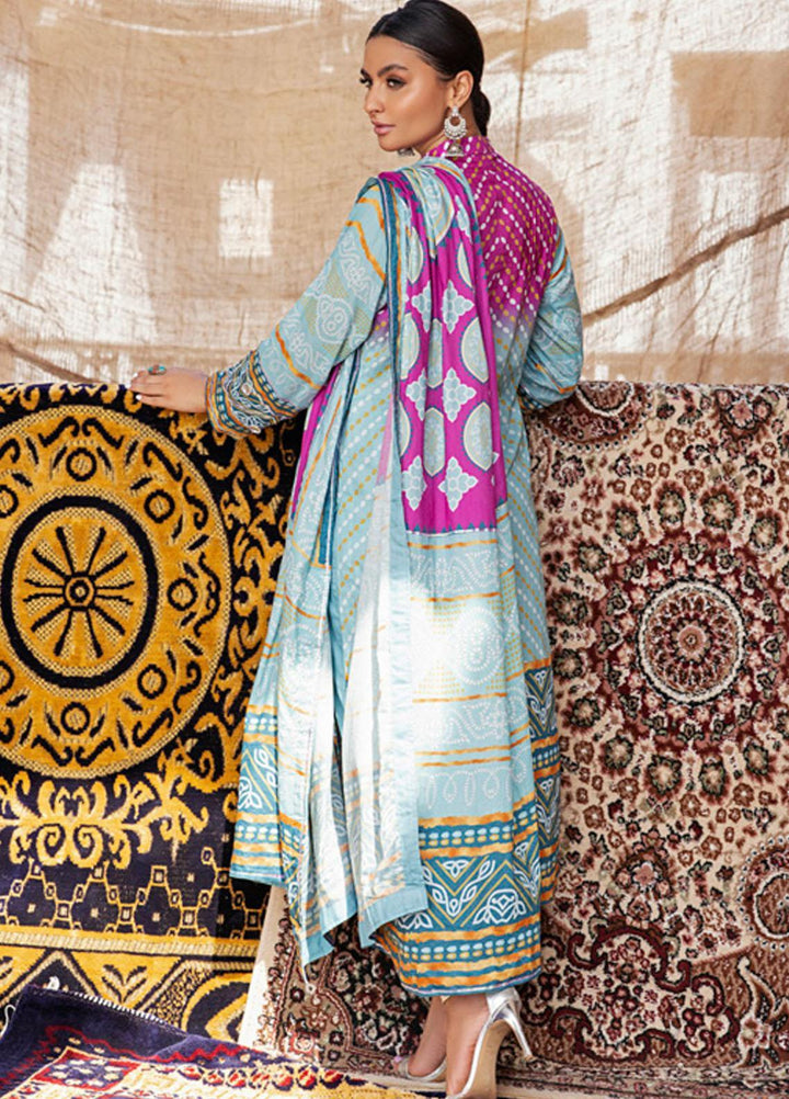 Monsoon by Al Zohaib Printed Lawn Suits Unstitched 3 Piece AZ22CH 05-B - Summer Collection