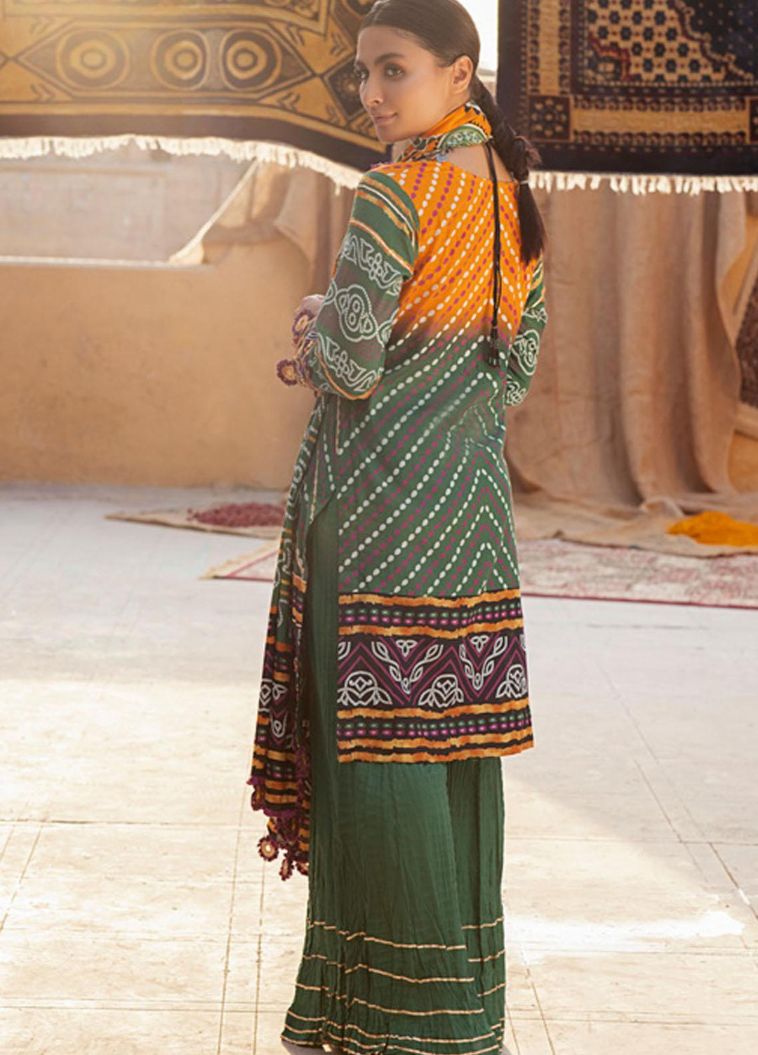 Monsoon by Al Zohaib Printed Lawn Suits Unstitched 3 Piece AZ22CH 05-C - Summer Collection