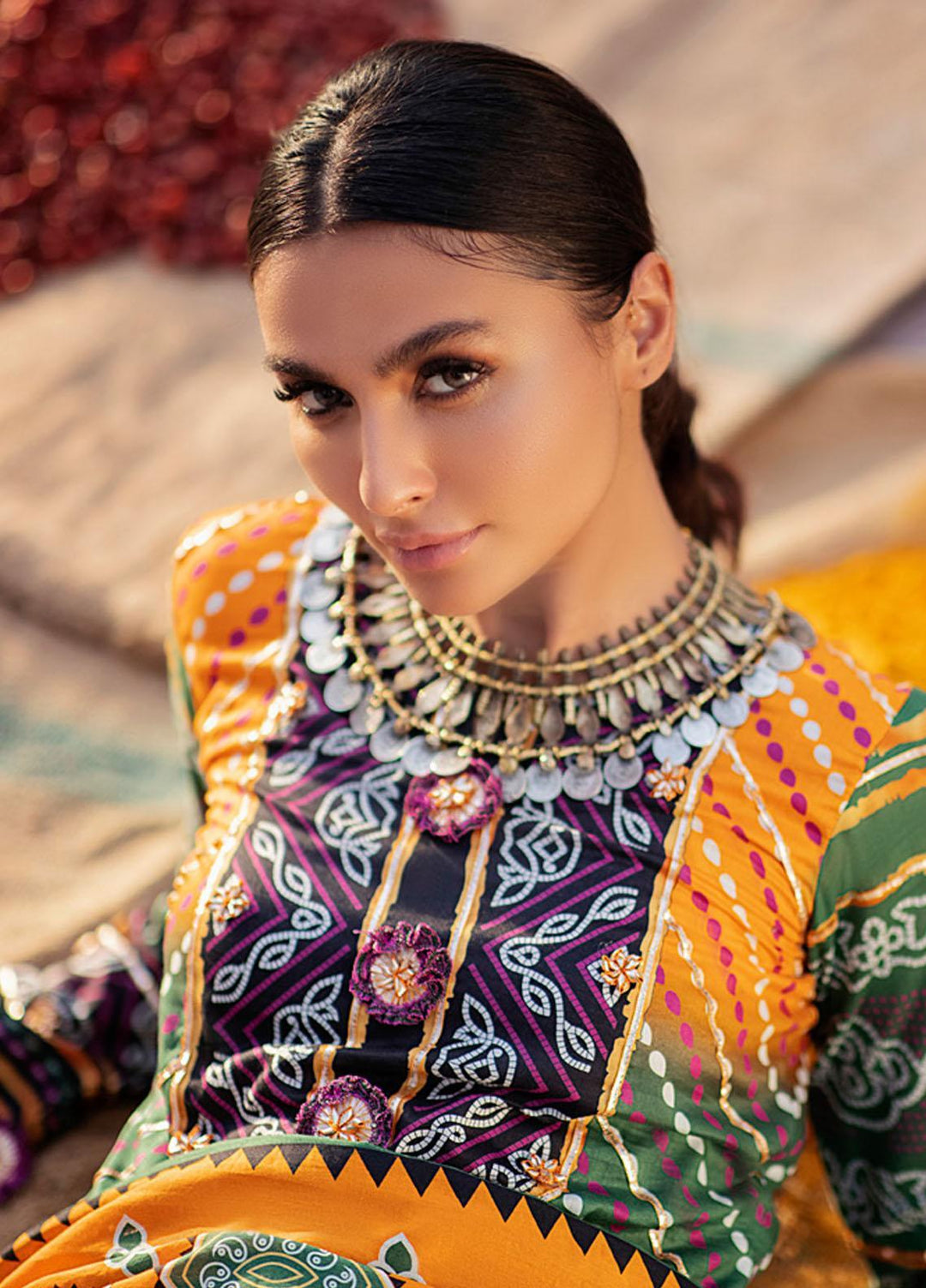 Monsoon by Al Zohaib Printed Lawn Suits Unstitched 3 Piece AZ22CH 05-C - Summer Collection