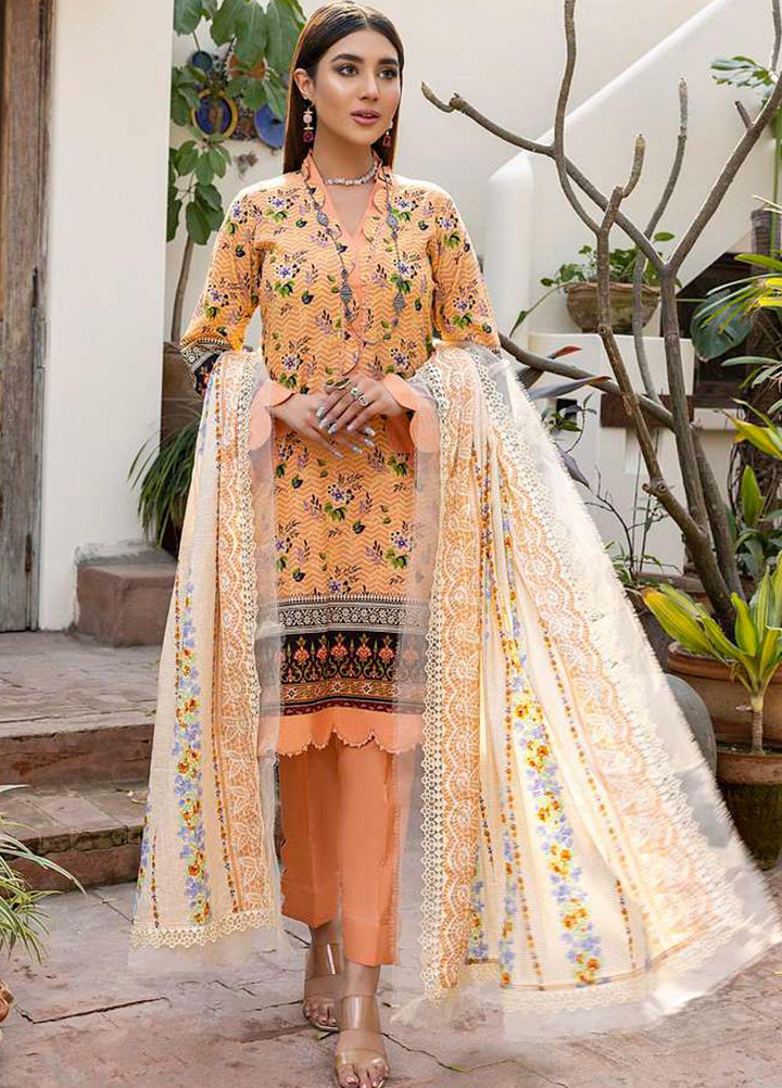 Monsoon Bahar By Al Zohaib Printed Lawn Suits Unstitched 3 Piece AZ22MB 1C - Spring / Summer Collection