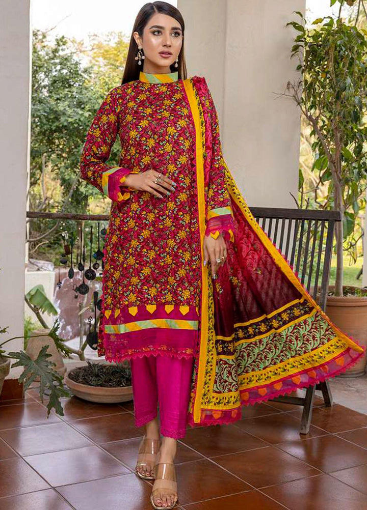 Monsoon Bahar By Al Zohaib Printed Lawn Suits Unstitched 3 Piece AZ22MB 2B - Spring / Summer Collection