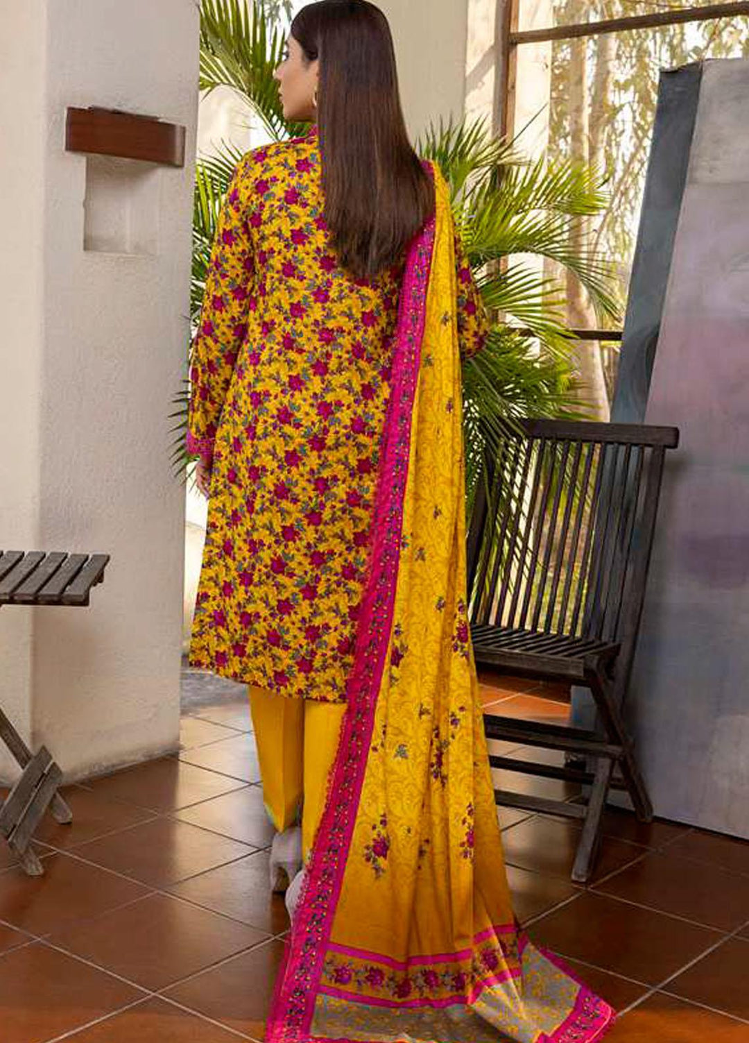 Monsoon Bahar By Al Zohaib Printed Lawn Suits Unstitched 3 Piece AZ22MB 2C - Spring / Summer Collection