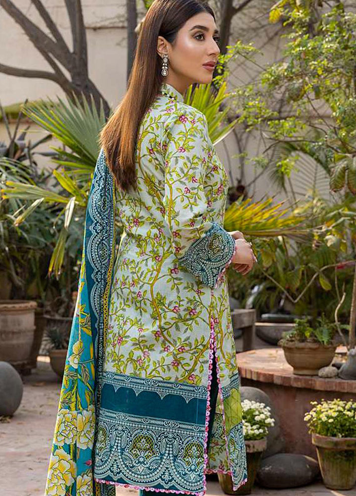 Monsoon Bahar By Al Zohaib Printed Lawn Suits Unstitched 3 Piece AZ22MB 3A - Spring / Summer Collection