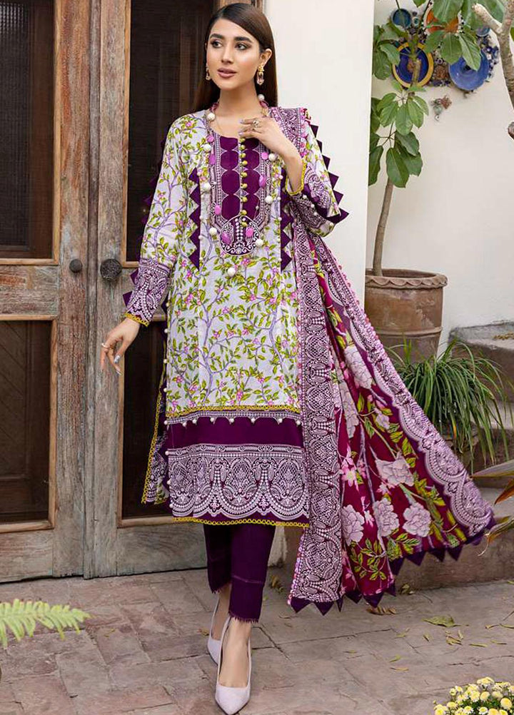 Monsoon Bahar By Al Zohaib Printed Lawn Suits Unstitched 3 Piece AZ22MB 3B - Spring / Summer Collection