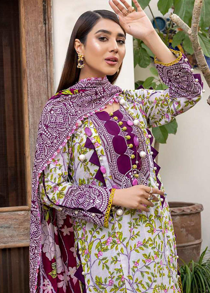 Monsoon Bahar By Al Zohaib Printed Lawn Suits Unstitched 3 Piece AZ22MB 3B - Spring / Summer Collection
