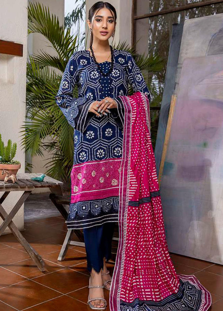 Monsoon Bahar By Al Zohaib Printed Lawn Suits Unstitched 3 Piece AZ22MB 4A - Spring / Summer Collection