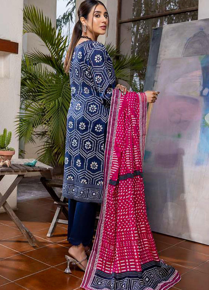 Monsoon Bahar By Al Zohaib Printed Lawn Suits Unstitched 3 Piece AZ22MB 4A - Spring / Summer Collection