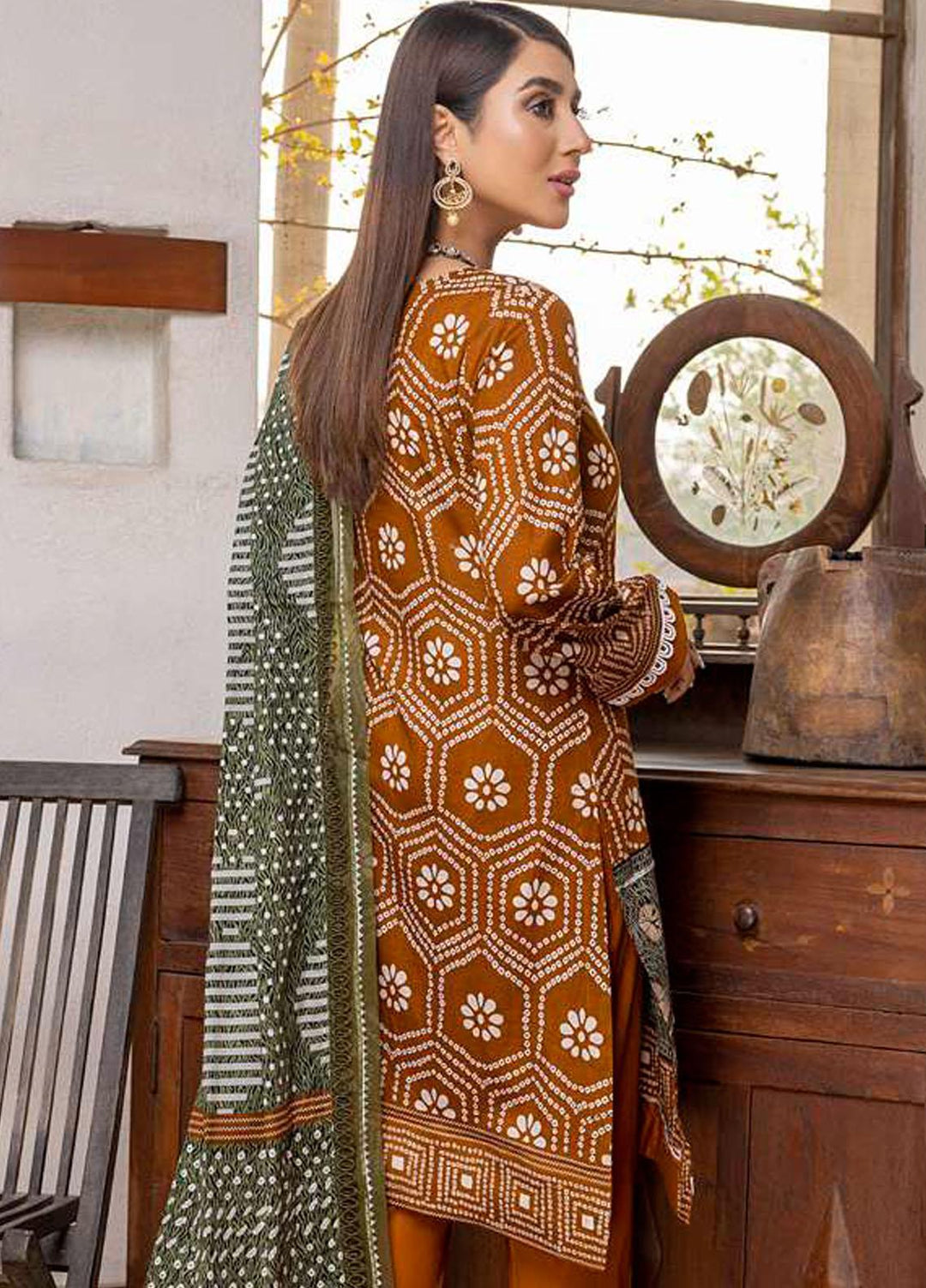 Monsoon Bahar By Al Zohaib Printed Lawn Suits Unstitched 3 Piece AZ22MB 4B - Spring / Summer Collection