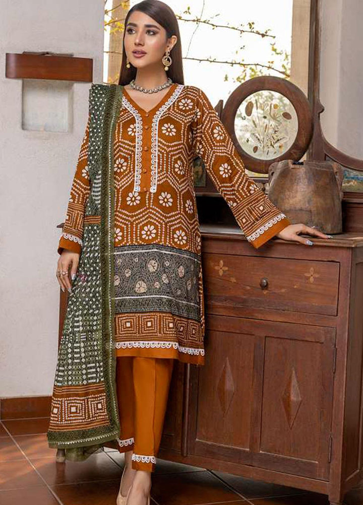 Monsoon Bahar By Al Zohaib Printed Lawn Suits Unstitched 3 Piece AZ22MB 4B - Spring / Summer Collection