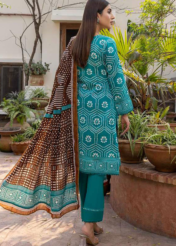 Monsoon Bahar By Al Zohaib Printed Lawn Suits Unstitched 3 Piece AZ22MB 4C - Spring / Summer Collection
