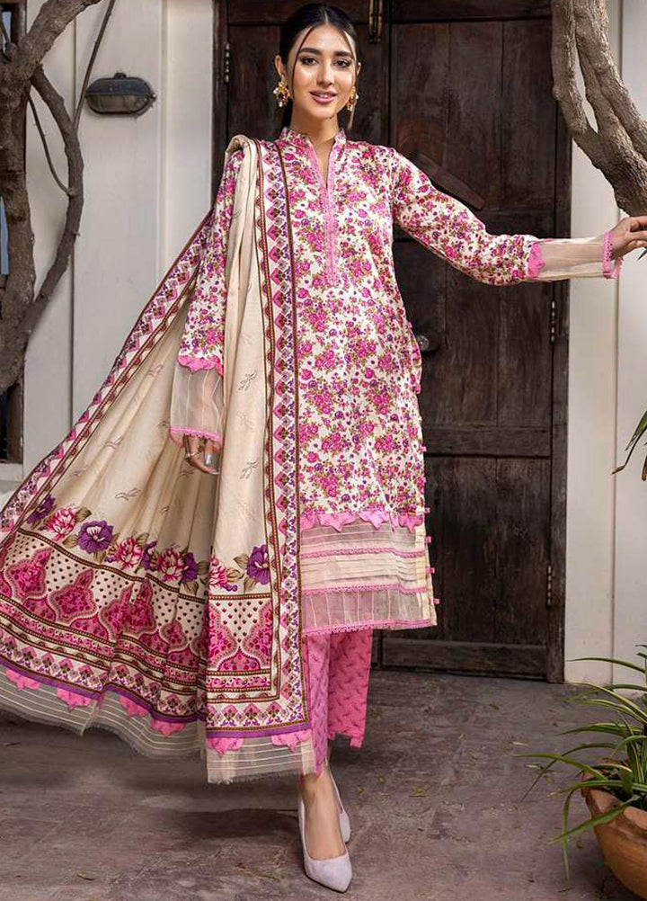 Monsoon Bahar By Al Zohaib Printed Lawn Suits Unstitched 3 Piece AZ22MB 5A - Spring / Summer Collection