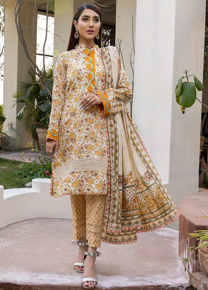 Monsoon Bahar By Al Zohaib Printed Lawn Suits Unstitched 3 Piece AZ22MB 5B - Spring / Summer Collection