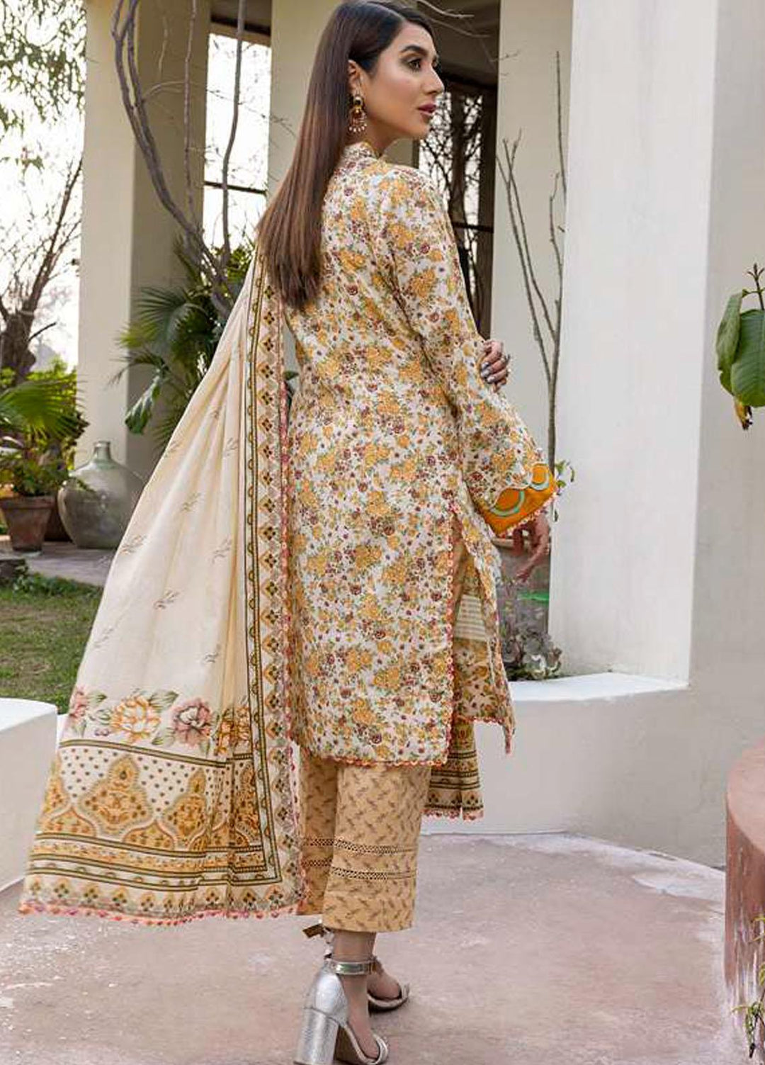 Monsoon Bahar By Al Zohaib Printed Lawn Suits Unstitched 3 Piece AZ22MB 5B - Spring / Summer Collection