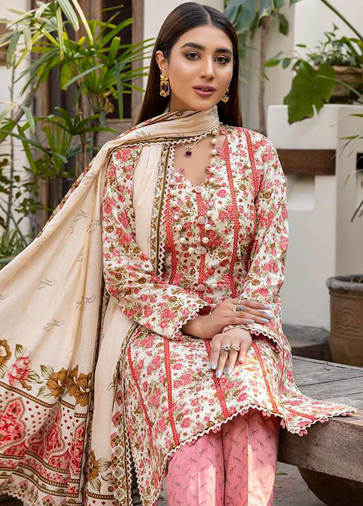 Monsoon Bahar By Al Zohaib Printed Lawn Suits Unstitched 3 Piece AZ22MB 5C - Spring / Summer Collection