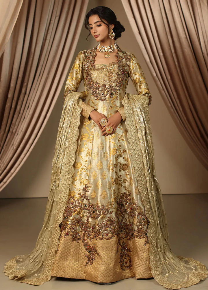 Moonlit Glam by Musferah Saad Pret Embroidered Tensil Tissue 2 Piece Suit Eternal Grace