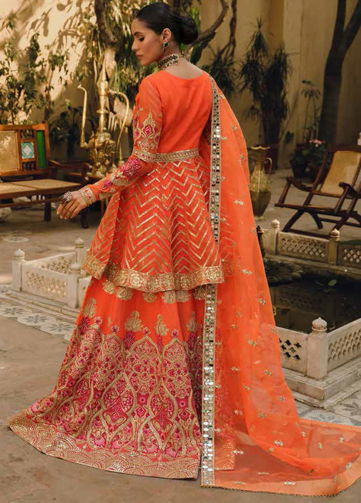 Mor Bagh By Maryum N Maria Embroidered Organza Suits Unstitched 3 Piece MNM22MB MFP - 0006 - Festive Collection
