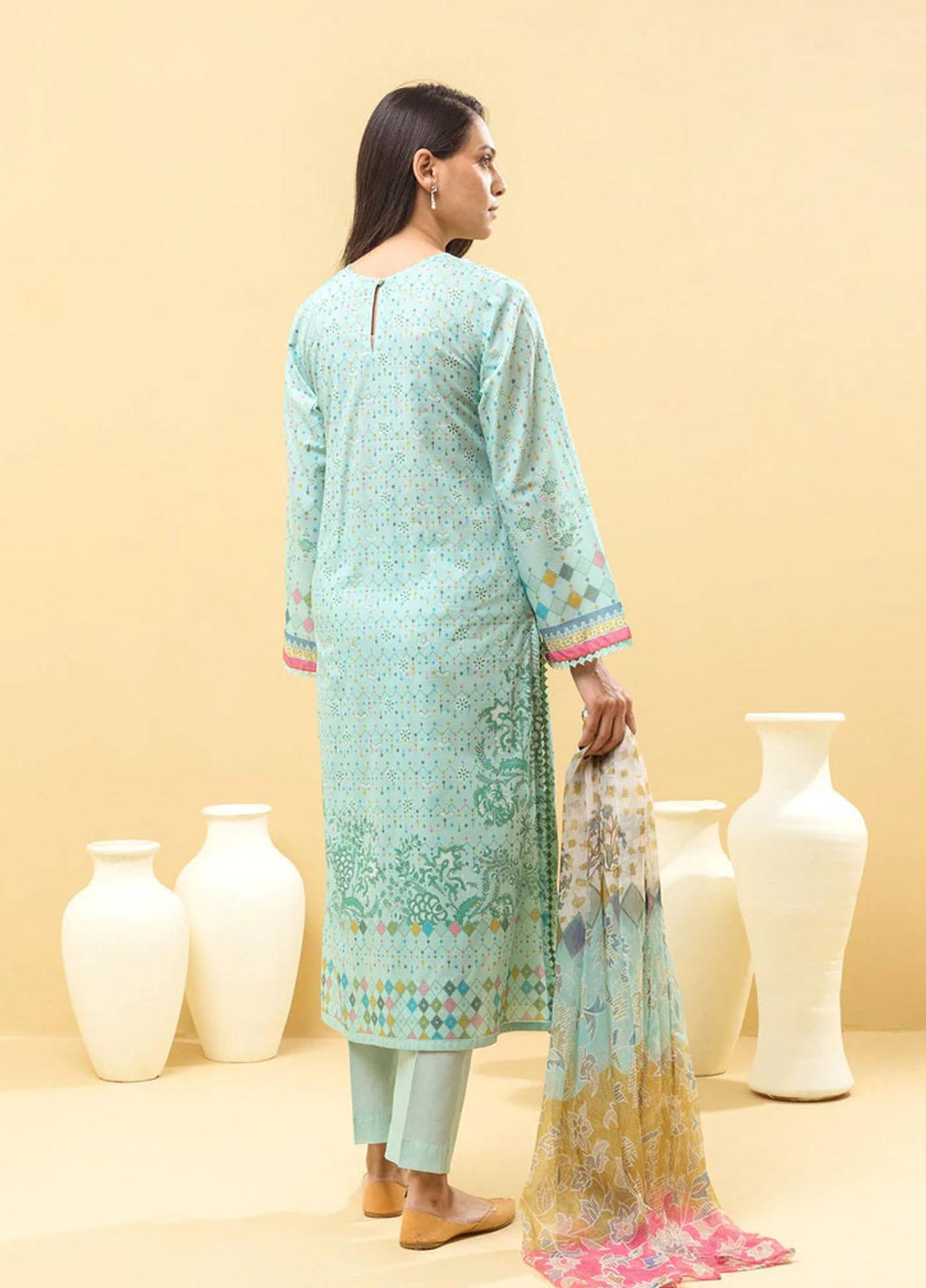 Morbagh by Beechtree Printed Lawn Suit Unstitched 3 Piece MRB22SS MB1S22U43 - Spring / Summer Collection