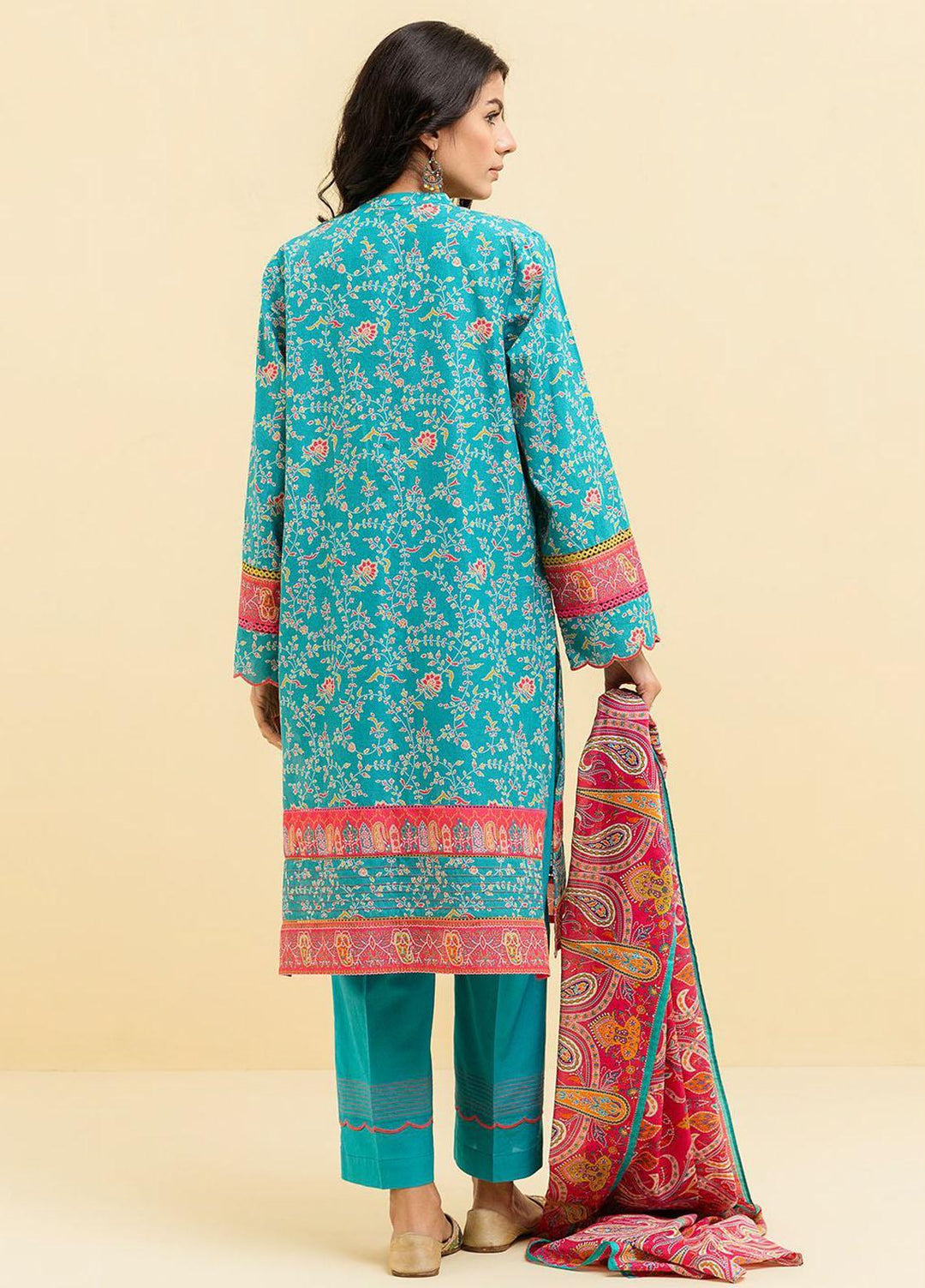 Morbagh by Beechtree Printed Lawn Suit Unstitched 2 Piece MRB22-SS2 M82S22U21 - Summer Collection