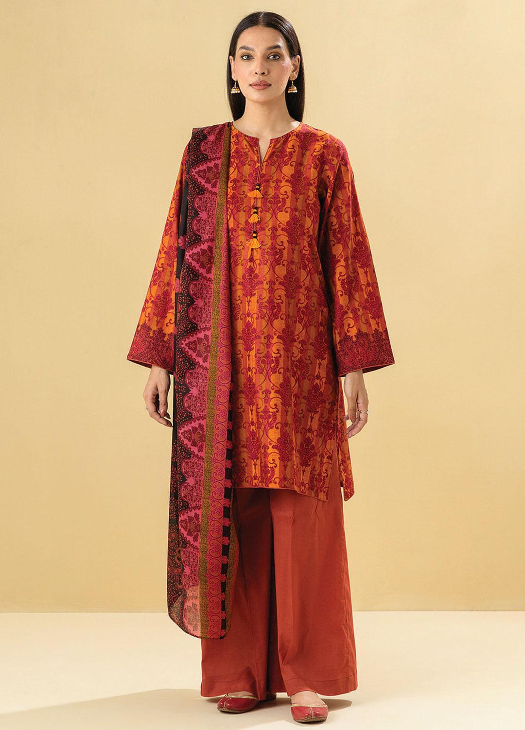 Morbagh by Beechtree Printed Lawn Suit Unstitched 3 Piece MRB22-SS2 M82S22U28 - Summer Collection