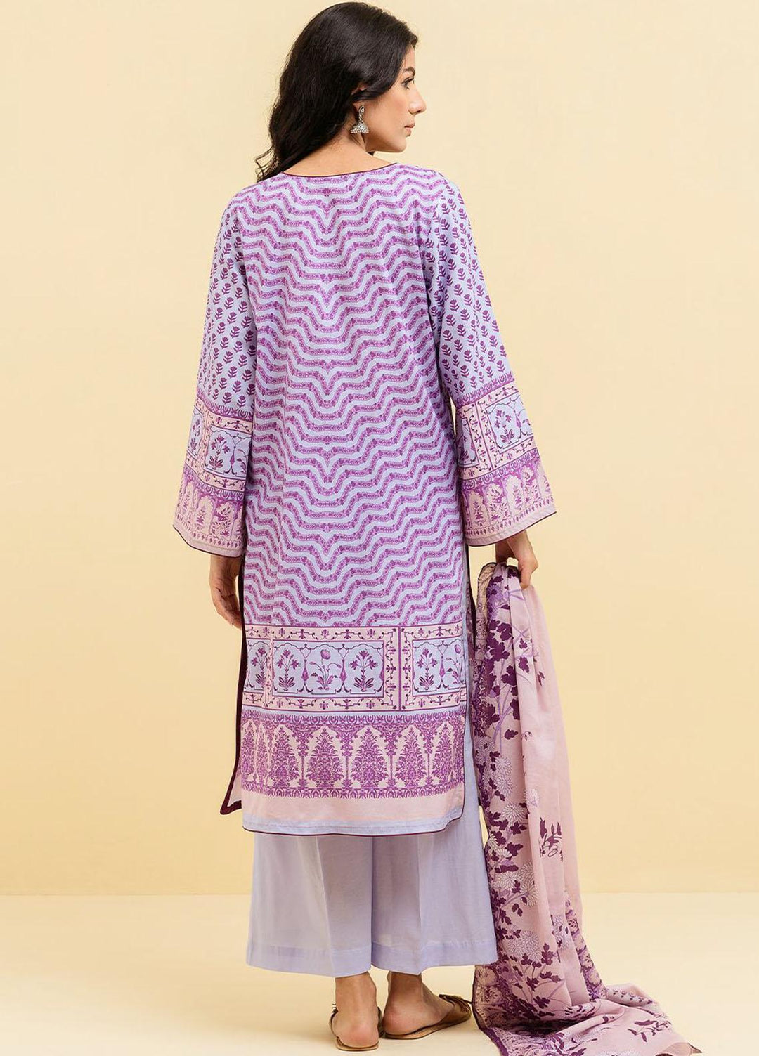 Morbagh by Beechtree Printed Lawn Suit Unstitched 3 Piece MRB22-SS2 M82S22U29 - Summer Collection